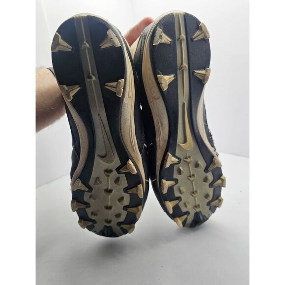 Vintage Air Jordan Jeter Molded Cleats Shoes‎ Black & White 2005 Size 12 - Picture 12 of 15